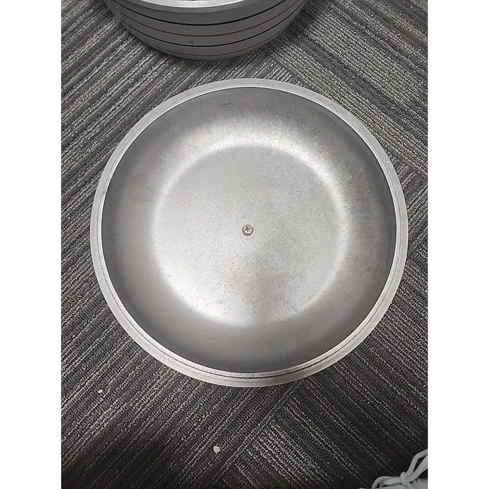 Vintage Regal Ware Cast Aluminum Pot Retro Grey Striped Pot: 4